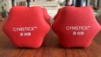 Gymstick Gewichten 2kg - Set van 2, Ophalen of Verzenden, Gebruikt, Armen, Dumbbell
