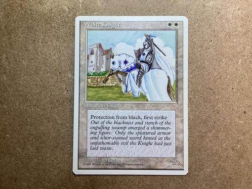1x White Knight (Excellent), Hobby en Vrije tijd, Verzamelkaartspellen | Magic the Gathering, Zo goed als nieuw, Losse kaart, Ophalen of Verzenden