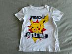 Wit Pikachu shirt van Name It maat 116, Ophalen of Verzenden, Zo goed als nieuw, Shirt of Longsleeve, Name IT