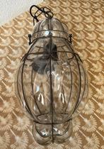 Glazen Venetiaanse Hanglamp, Gebruikt, Ophalen of Verzenden, Glas, Minder dan 50 cm