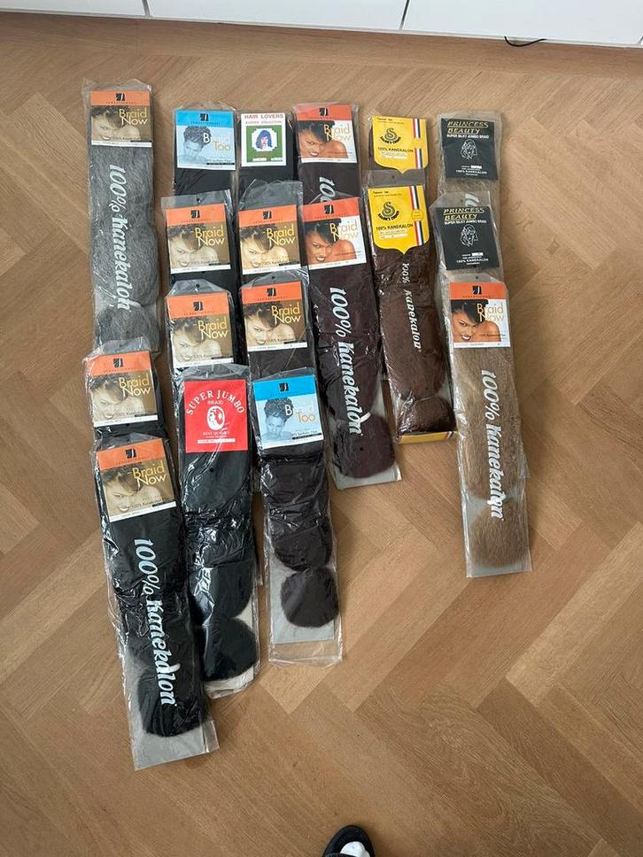 39 stuks synthetisch haar voor extensions!, Hobby en Vrije tijd, Feestartikelen, Nieuw, Overige, Ophalen of Verzenden