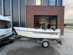 Visboot met trailer - Ryuds in zeer goede staat, Watersport en Boten, Gebruikt, Ophalen of Verzenden, Minder dan 10 pk, Tot 6 meter