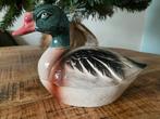 Vintage berg Eend pate Terrine michel caugant knobbel eend, Antiek en Kunst, Ophalen of Verzenden