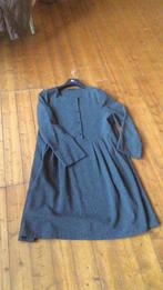 Oska jurk, grijs met blauw streepje maat 2, Maat 38/40 (M), Ophalen of Verzenden, Zo goed als nieuw, Knielengte