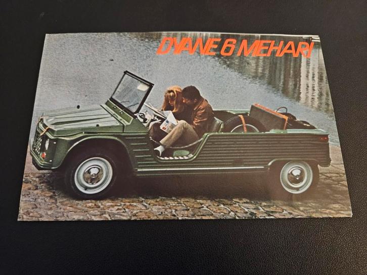 Brochure Citroën Dyane 6 Mehari, Boeken, Auto's | Folders en Tijdschriften, Zo goed als nieuw, Citroën, Ophalen of Verzenden