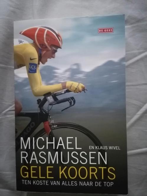 Michael Rasmussen - Gele koorts - Klaus Wivel., Boeken, Sportboeken, Zo goed als nieuw, Lopen en Fietsen, Ophalen of Verzenden