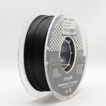 PETG-filament 1,75 mm – Zwart beschikbaar voor biedingen