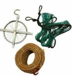 Touw en blok + net te huur!, Ophalen, Zo goed als nieuw, Handmatig