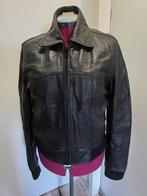 Zwarte leren jas - Maat M, Maat 38/40 (M), Zwart, Ophalen of Verzenden, Onbekend
