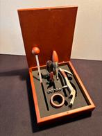 Houten wijnkist kurkentrekker set - Sommelierset., Ophalen of Verzenden, Zo goed als nieuw, Overige houtsoorten, Minder dan 50 cm