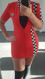Racejurk Rood 38 Dames, Maat 38/40 (M), Carnaval, Verzenden, Nieuw