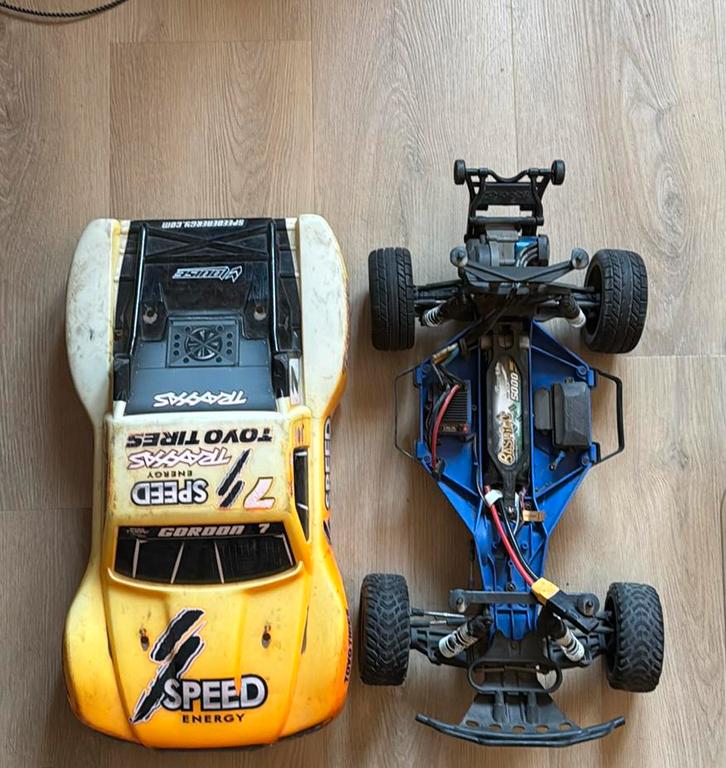 Traxxas vxl 2wd 3s, Hobby en Vrije tijd, Modelbouw | Radiografisch | Auto's, Gebruikt, Auto offroad, Elektro, Schaal 1:10, RTR (Ready to Run)