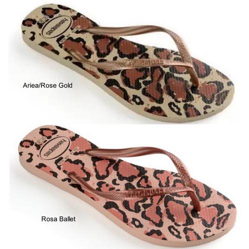 Havianas Animals tijgerprints in de maat 37/38 en 39/40, Kleding | Dames, Schoenen, Nieuw, Slippers, Roze, Ophalen of Verzenden