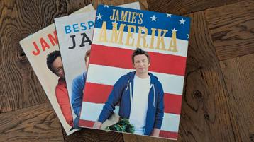 Jamie Oliver - 3 Kookboeken beschikbaar voor biedingen