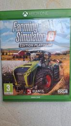 Farming simulator 19 platinum edition, Spelcomputers en Games, Games | Xbox One, 1 speler, Ophalen of Verzenden, Zo goed als nieuw