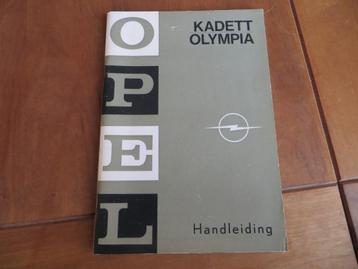 Instructieboek Opel Kadett, Opel Olympia, Opel Rallye 1968 beschikbaar voor biedingen