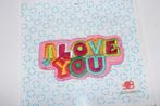 I love you strijkapplicatie - roze/gekleurde letters #3722, Ophalen of Verzenden, Nieuw, Applicatie