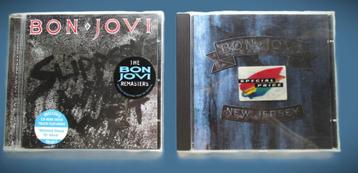 Bon Jovi~Slippery when wet en New Jersey~2x cd '80 beschikbaar voor biedingen