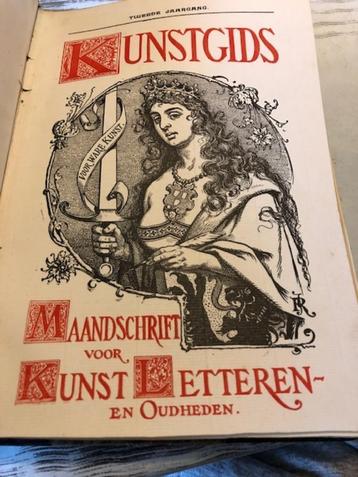 Kunstgids, Maandschrift voor kunst, letter en oudheden. Twee beschikbaar voor biedingen
