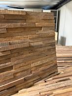 Houten strips panelen voor ong. 60 m2, Ophalen, Zo goed als nieuw, Hout, Minder dan 20 mm