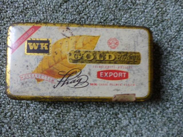 Duitse tabaksblikken en Duits Tsjechisch koekblik, Verzamelen, Blikken, Gebruikt, Koek(jes), Ophalen of Verzenden