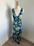 King Louie maat M blauwe grafische maxi jurk 520