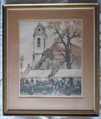 R. Hebbelinck (1912 - 1987) - Markt - Kleurenets, Ophalen