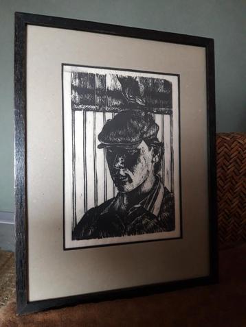Litho zeefdruk ets (?) Boer

Gesigneerd
 beschikbaar voor biedingen