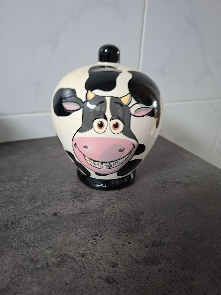 Leuke koe spaarpot, Ophalen, Overige materialen, Minder dan 50 cm, Minder dan 50 cm