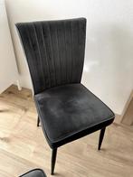 4 eetkamerstoelen, Huis en Inrichting, Stoelen, Ophalen, Gebruikt, Grijs, Vier
