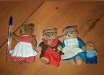 4 x beren met beweegbare armen en benen. Berenfamilie, Verzamelen, Beren en Cherished Teddies, Ophalen of Verzenden, Zo goed als nieuw