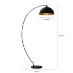 Lindby vloerlamp, Ophalen, Zo goed als nieuw, Metaal, 150 tot 200 cm