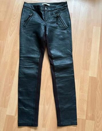 Gestuz mooie zwarte lamsleren broek mt 36 ZGAN beschikbaar voor biedingen