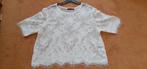 Kanten shirt, creme mt 42,/44, Atmosphere, Beige, Maat 42/44 (L), Nieuw
