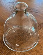 Mooie stolp van glas met plateau, Ophalen, Zo goed als nieuw