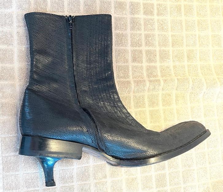 design PREMIATA  enkellaars halfhoog  maat 38, Kleding | Dames, Schoenen, Zo goed als nieuw, Lage of Enkellaarzen, Zwart, Ophalen of Verzenden