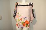 Class Cavalli zijde achtige top mooie print met bloemen IT50