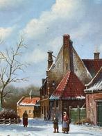 Johannes Eerdmans, winters Oudhollands straatje, Ophalen