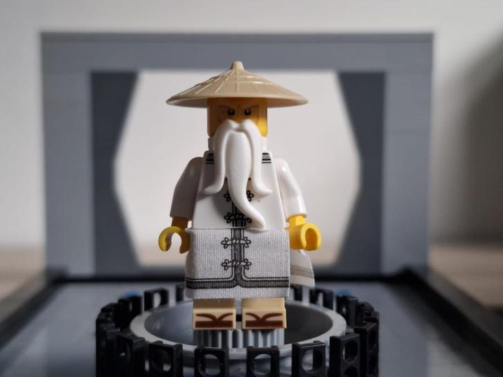 LEGO ninjago - minifiguur - Sensei wu - njo0354, Kinderen en Baby's, Speelgoed | Duplo en Lego, Zo goed als nieuw, Lego, Complete set