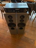 Stereo Set - Versterker en Speakers, Ophalen, Gebruikt, 60 tot 120 watt, Front, Rear of Stereo speakers