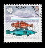 postzegel 2888 Polen Schepen, Visserij, Vissen, Ophalen of Verzenden, Polen, Gestempeld