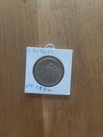 Gulden 1892 Zilver - Koningin Beatrix, Postzegels en Munten, Munten | Nederland, 1 gulden, Koningin Beatrix, Zilver, Ophalen of Verzenden