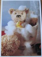 Teddybeer in was tobbe met badeend - nieuw, Verzenden, 1980 tot heden, Ongelopen, Overige thema's