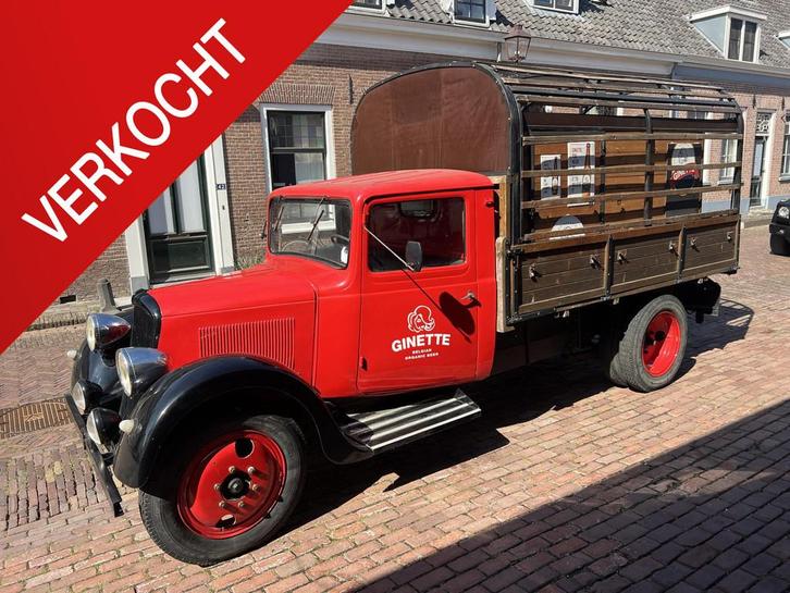 Citroen U23 U 23 Oldtimer U23 bakwagen, Auto's, Bestelauto's, Bedrijf, Te koop, Citroën, Benzine, Rood, Stof, Gebruikt