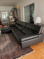Jori JR3960 design loungebank zwart leder, Ophalen, Zo goed als nieuw