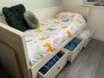 Hemnes bedbank, Huis en Inrichting, Slaapkamer | Bedden, Ophalen, Gebruikt, Wit, Tweepersoons
