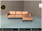 GRATIS LEVERING Loungebank Cognac 260x160 REFURBISHED, 250 tot 300 cm, Stof, Hoekbank, Ophalen of Verzenden
