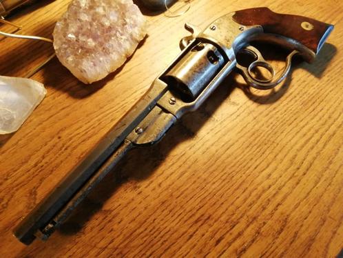 Antieke revolver pistool geweer civil war. Onklaar., Verzamelen, Militaria | Algemeen, Ophalen of Verzenden