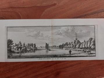 265-266 / 't Dorp Oudshoorn langs den Rijn te zien in 1749 beschikbaar voor biedingen