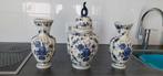 Delfts Blauw Kaststel - 3-delig, Antiek en Kunst, Ophalen of Verzenden